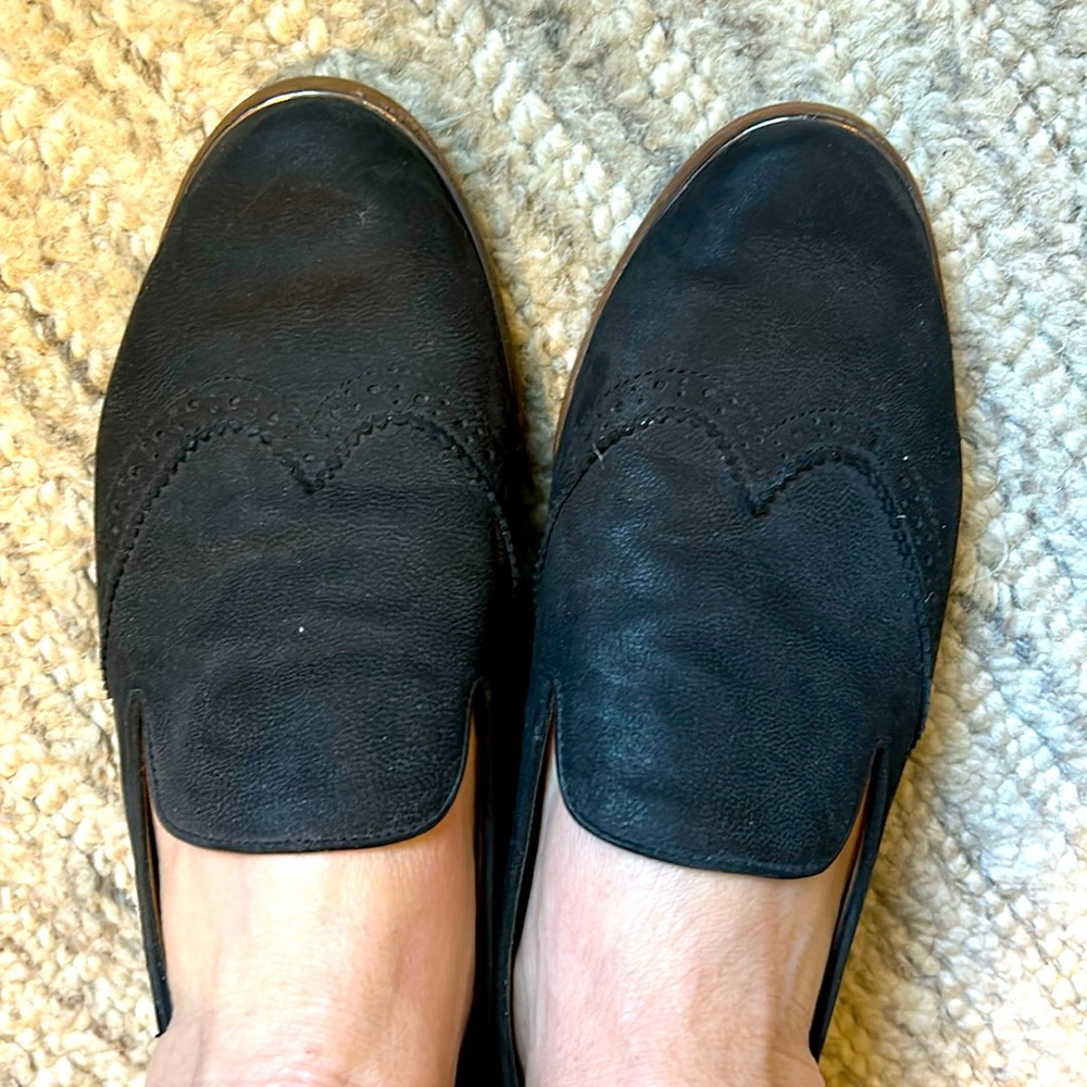 Franco Sarto black loafers